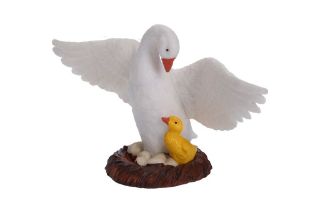 Obrázek z Husa s mládětem figurka 7cm 